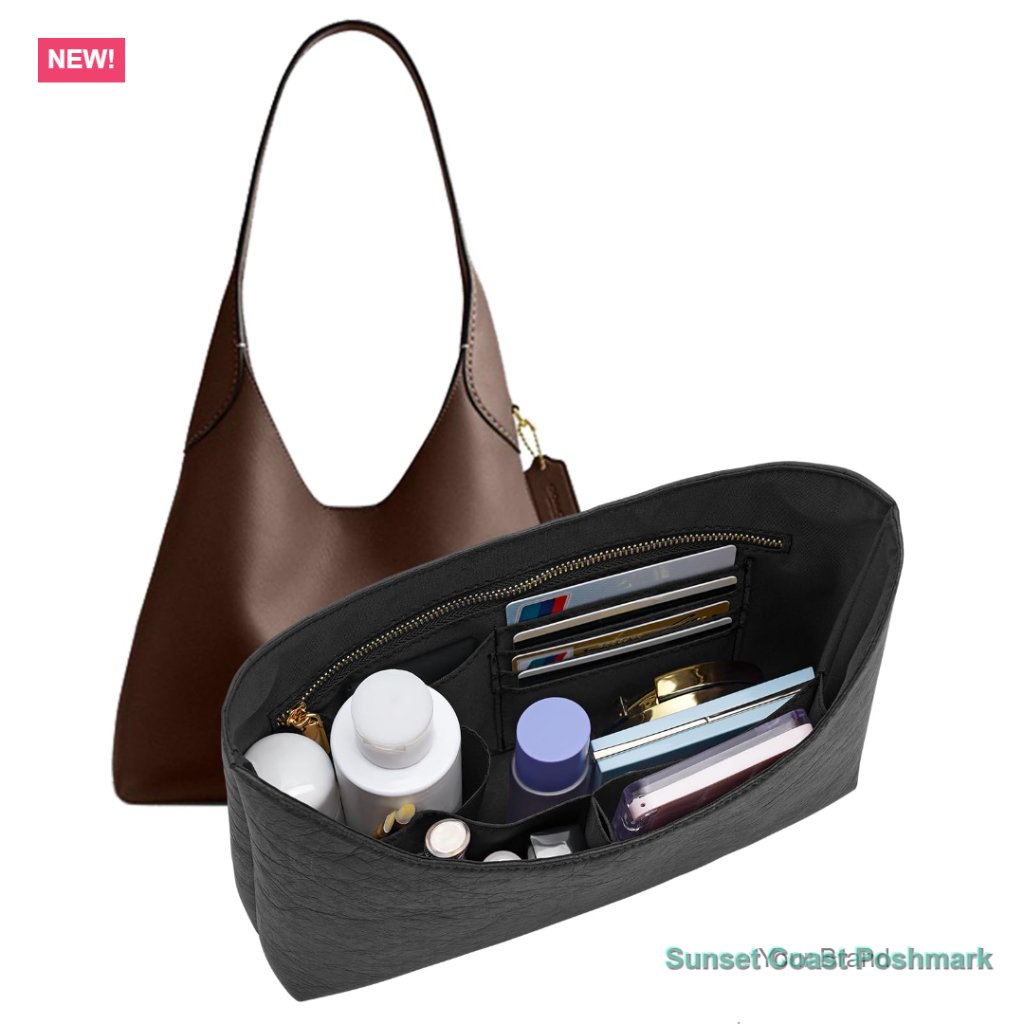 Dupont Paper Purse Organizer Insert With Card Slots And Water Bottle Holder